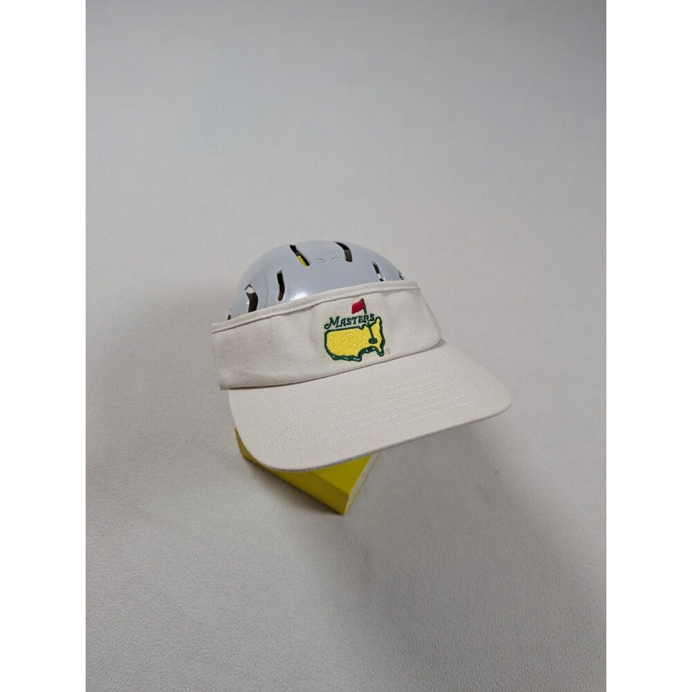 VINTAGE Masters American Needle Golf Visor Hat Cap Strapback Augusta Made In USA